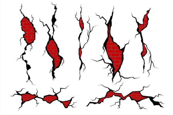 Download Cracked Brick Wall. a Cracked Stonewall. - New Collection