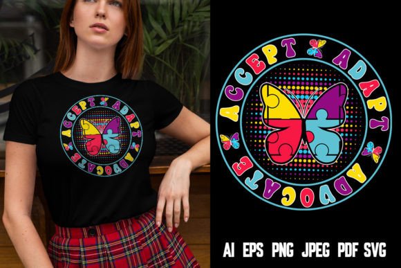 Download Accept Adapt Advocate Autism Awareness - Adapt Collection