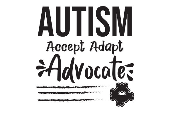 Download Autism Accept Adapt Advocate SVG Design - Adapt Collection