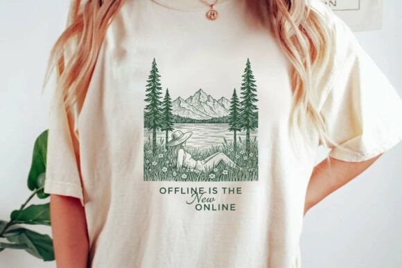 Download Retro Girl Offline is the New Online Png - New Collection