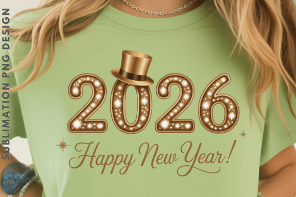 Download Happy New Year 2026 PNG Design - New Collection