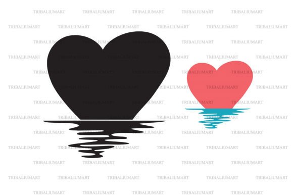 Download Sunset Heart Reflection - Reflection Collection